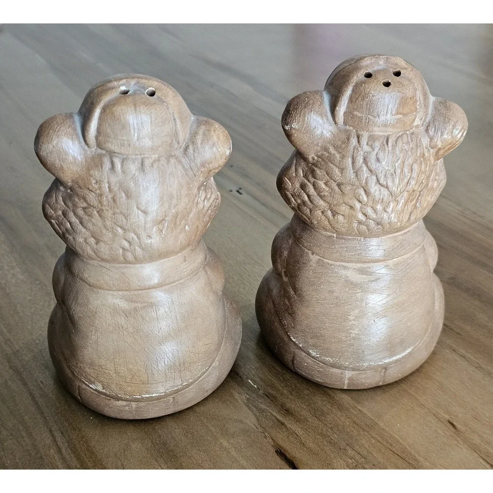 Vintage MCM Hirsch Mfg Co Teddy Bear Salt And Pepper Shakers‎ Made In USA